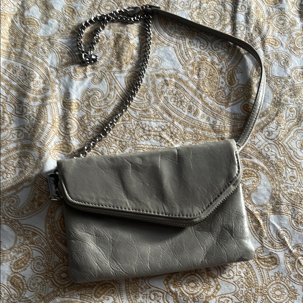 HOBO Gray Leather Women's Bag